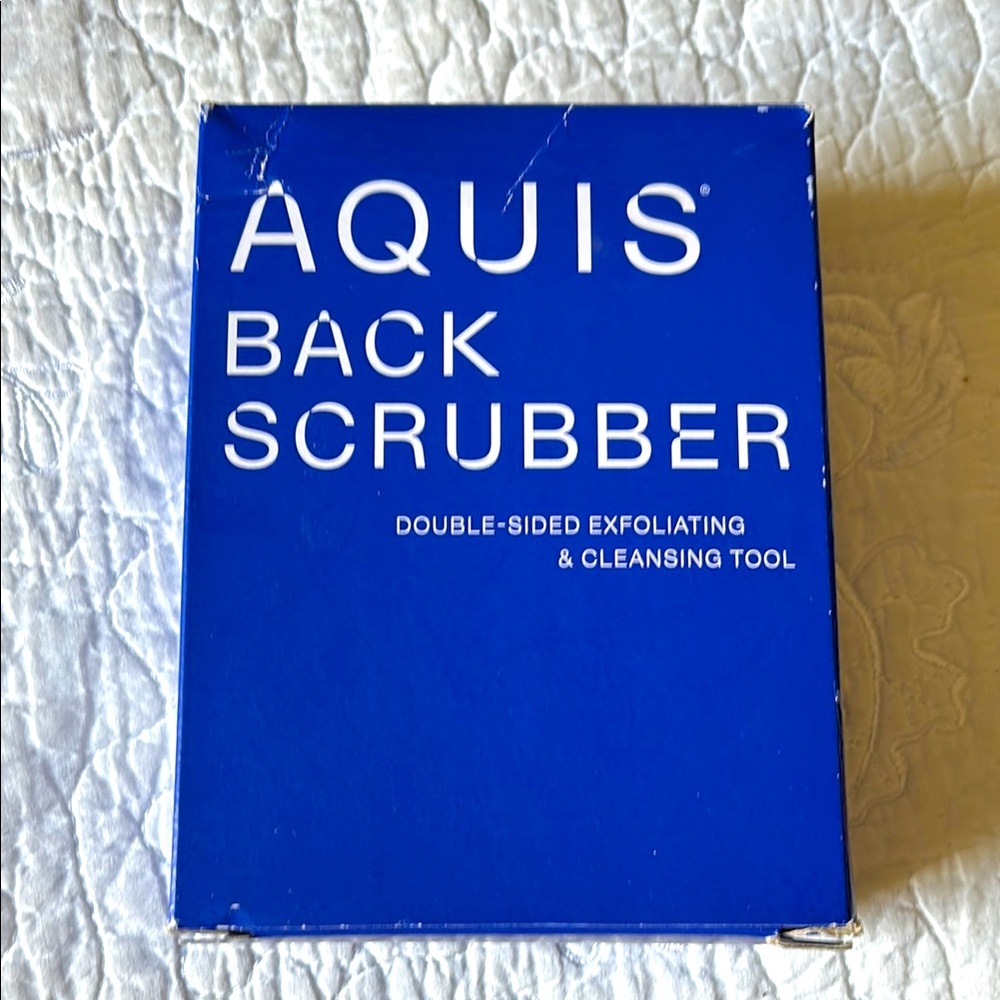 AQUIS Gray Back Scrubber NIB
